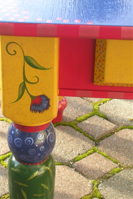 Detail of Library Side Table #1
